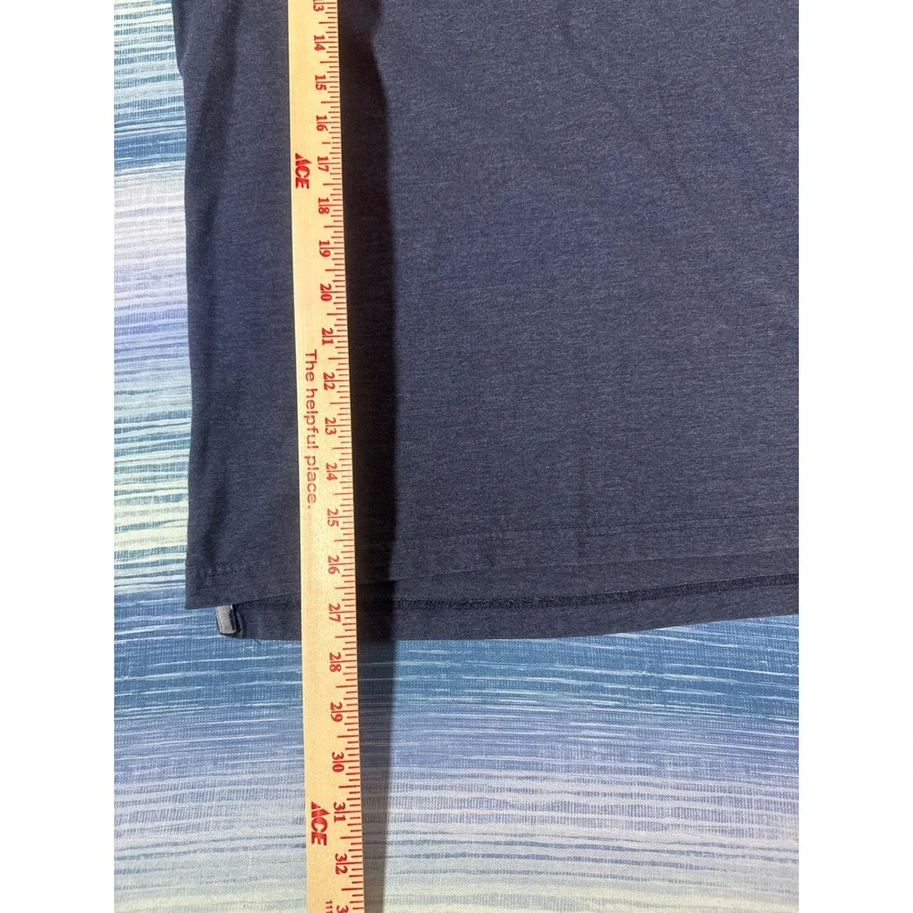 Levis Mens Small Navy Blue‎ Heather Pocket T-Shirt Short Sleeve Crew Neck Tee